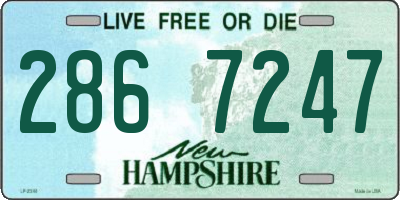 NH license plate 2867247