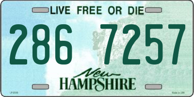 NH license plate 2867257
