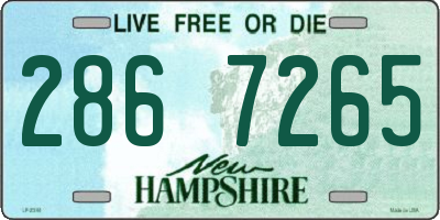 NH license plate 2867265