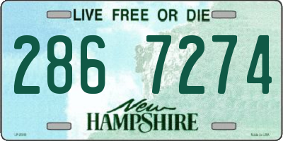 NH license plate 2867274