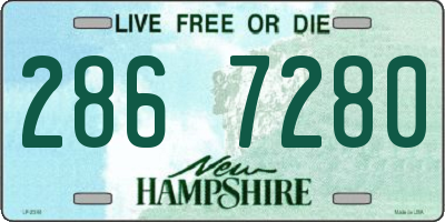 NH license plate 2867280