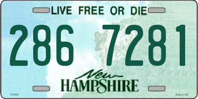 NH license plate 2867281