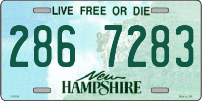 NH license plate 2867283