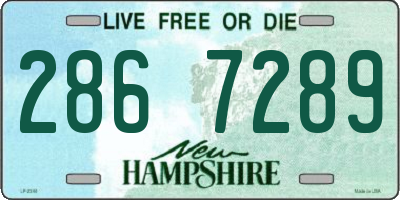 NH license plate 2867289