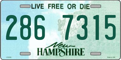 NH license plate 2867315