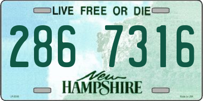 NH license plate 2867316