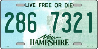 NH license plate 2867321