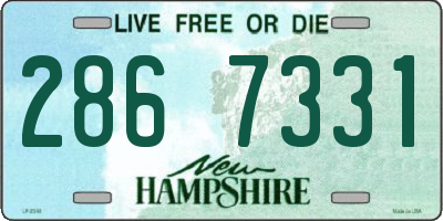 NH license plate 2867331