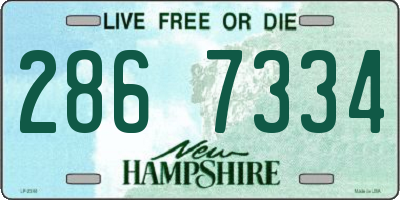 NH license plate 2867334