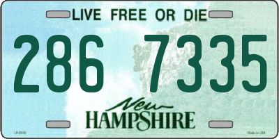 NH license plate 2867335