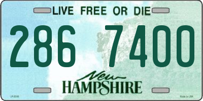 NH license plate 2867400