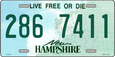 NH license plate 2867411