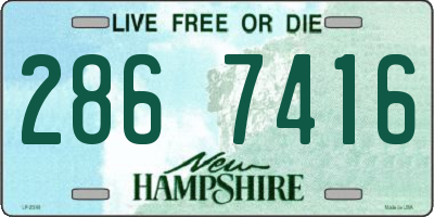 NH license plate 2867416