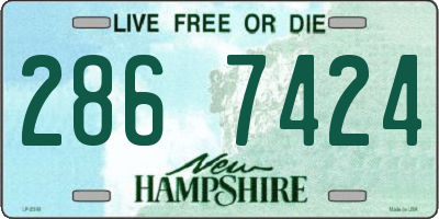 NH license plate 2867424