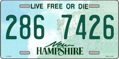 NH license plate 2867426