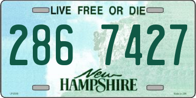 NH license plate 2867427