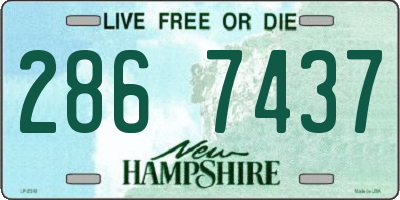 NH license plate 2867437