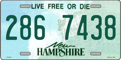NH license plate 2867438