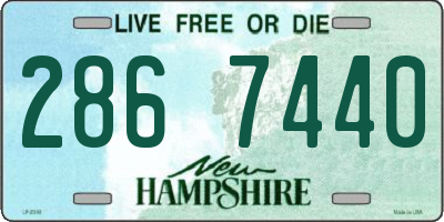NH license plate 2867440