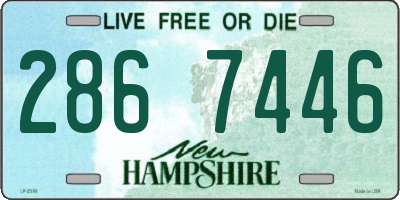 NH license plate 2867446