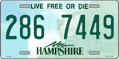 NH license plate 2867449