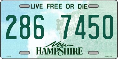 NH license plate 2867450