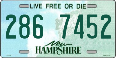 NH license plate 2867452