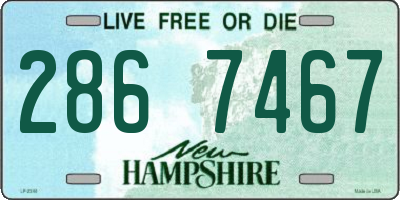 NH license plate 2867467