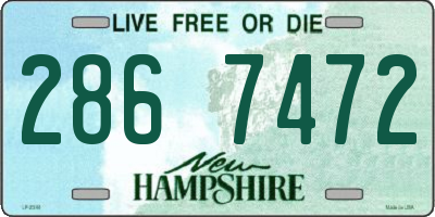 NH license plate 2867472