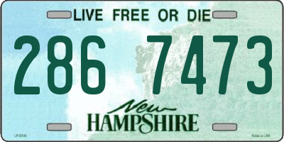 NH license plate 2867473