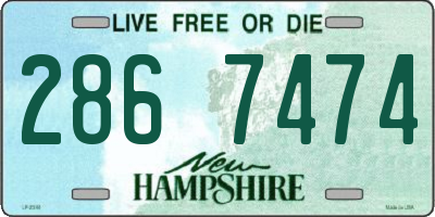 NH license plate 2867474