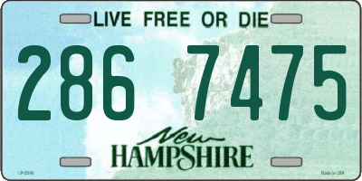 NH license plate 2867475