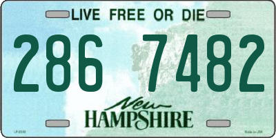 NH license plate 2867482