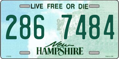 NH license plate 2867484