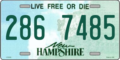 NH license plate 2867485