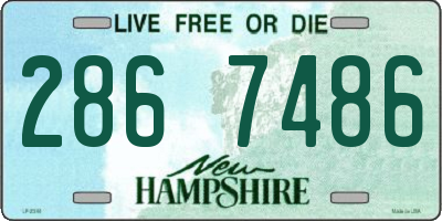 NH license plate 2867486