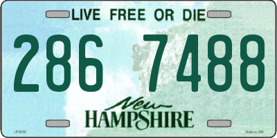 NH license plate 2867488