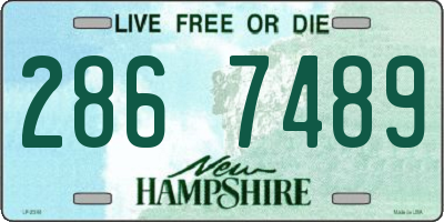 NH license plate 2867489