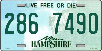 NH license plate 2867490