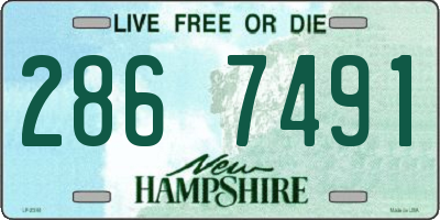 NH license plate 2867491