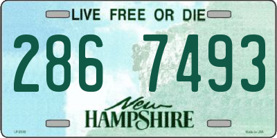 NH license plate 2867493