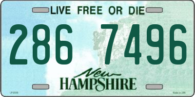 NH license plate 2867496