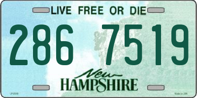NH license plate 2867519