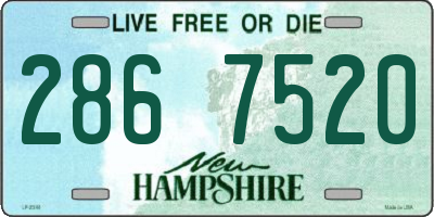 NH license plate 2867520