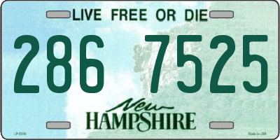 NH license plate 2867525
