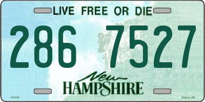 NH license plate 2867527