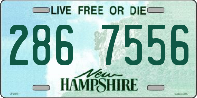 NH license plate 2867556
