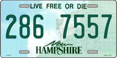NH license plate 2867557