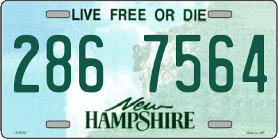 NH license plate 2867564