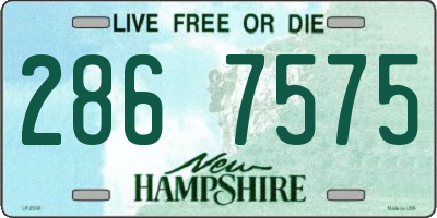 NH license plate 2867575